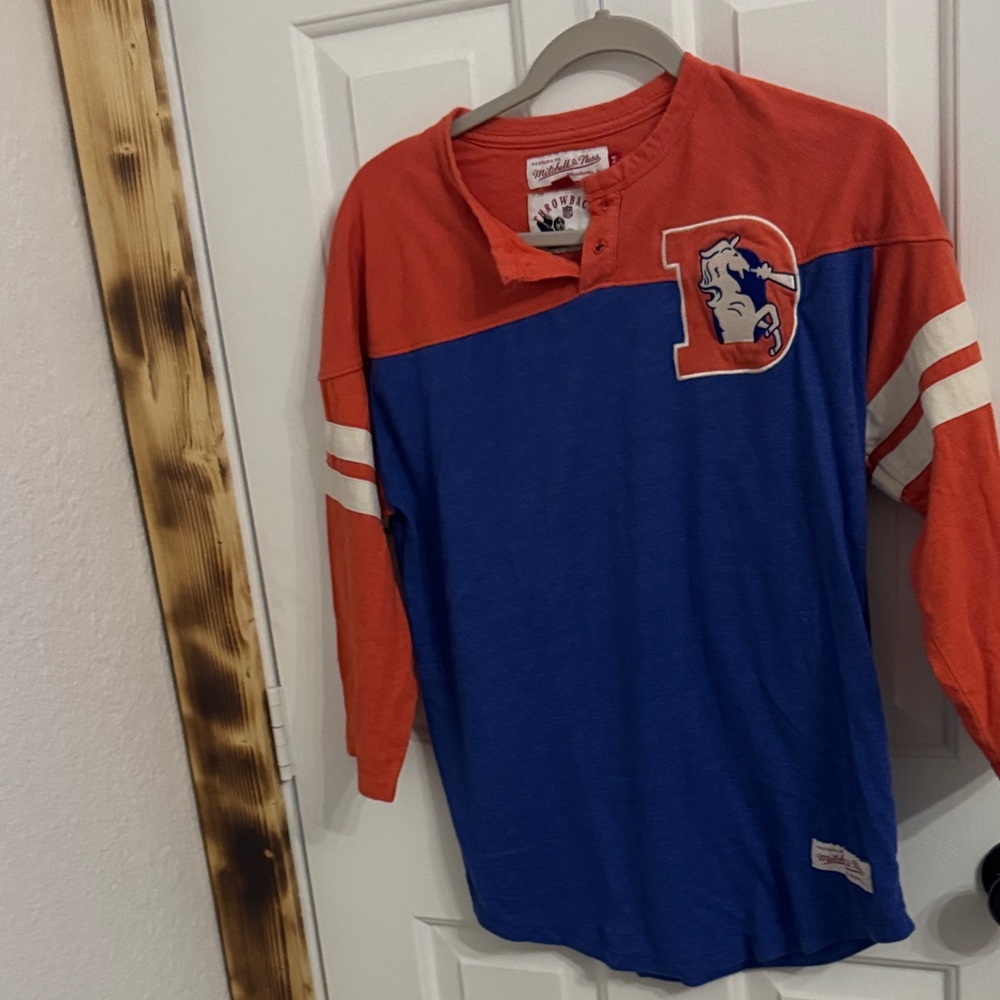 Mitchell & Ness Blue and Orange Kids Jersey
